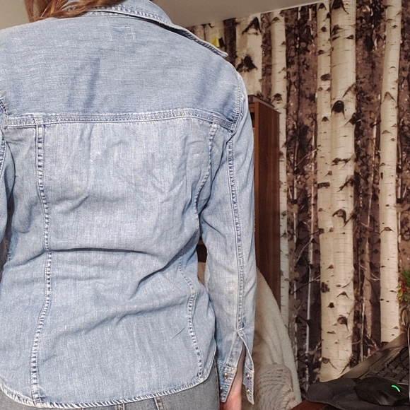 90s Vintage Calvin Klein jeans denim shirt/jacket - Picture 3 of 7